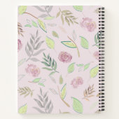 Carnet Fleurs d'aquarelle festive 3 (Dos)