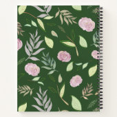 Carnet Fleurs d'aquarelle festive 8 (Dos)