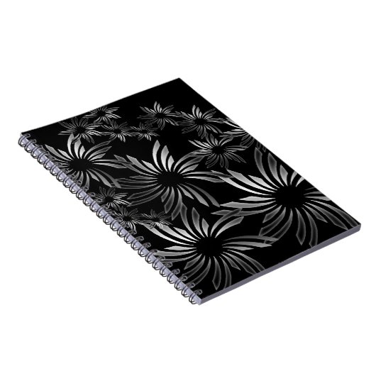 Carnet Fleurs d'argent (Côté Droit)