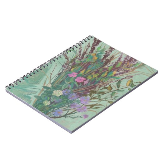 Carnet Fleurs d'automne (Côté gauche)