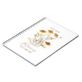 Carnet Fleurs d'automne | Chaque fleur fleurit dans son p (Côté gauche)