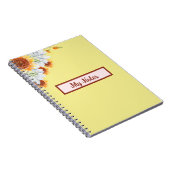 Carnet Fleurs d'automne inspirent l'école (Côté Droit)