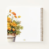 Carnet Fleurs d'automne "Journal de Gratitude" (Dos)