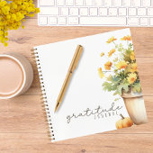 Carnet Fleurs d'automne "Journal de Gratitude"