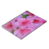 Carnet Fleurs d'azalée rose (ma photographie) (Côté gauche)