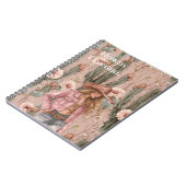 Carnet Fleurs de cactus roses de cactus blond occidental (Côté gauche)