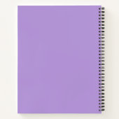 Carnet Fleurs de Cardon Violet Botanique (Dos)