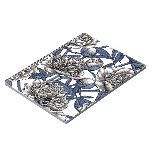 Carnet Fleurs de cendres blanches (Côté gauche)