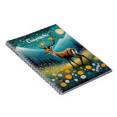 Carnet Fleurs de cerfs mignons Imaginaire de prairie (Côté Droit)