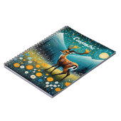 Carnet Fleurs de cerfs mignons Imaginaire de prairie (Côté gauche)