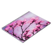 Carnet Fleurs de cerisier roses (Côté gauche)