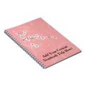 Carnet Fleurs de cerisier roses molles (Côté Droit)