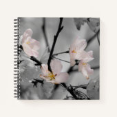 Carnet Fleurs de cerisiers roses (Devant)