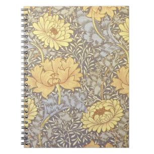 Carnet Fleurs de chrysanthème de William Morris