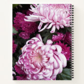 Carnet Fleurs de Chrysanthème Rose (Dos)