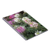 Carnet Fleurs de Clé rose et blanc (Côté Droit)