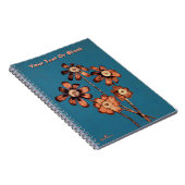 Carnet Fleurs de cône de pin (Côté Droit)