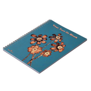 Carnet Fleurs de cône de pin