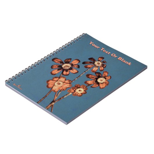 Carnet Fleurs de cône de pin (Côté gauche)