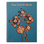 Carnet Fleurs de cône de pin (Devant)