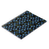 Carnet Fleurs de Cosmos Bleu (Côté gauche)