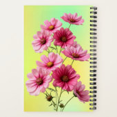 Carnet Fleurs de Cosmos Rose-23456 (Verso)