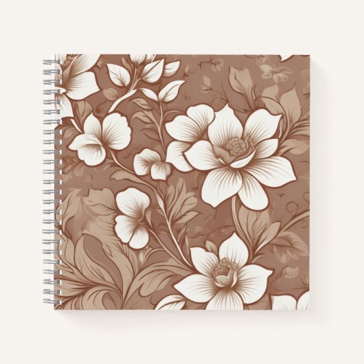 Carnet Fleurs de Cottage Vintage (Devant)