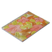Carnet Fleurs de couleur automne (Côté gauche)