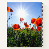 Carnet Fleurs de crapets rouges sauvages (Dos)