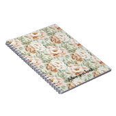 Carnet Fleurs de crème de cacao rose (Côté Droit)