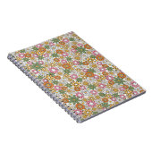 Carnet Fleurs de Daisy Boho 70s Floral Groovy (Côté Droit)