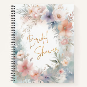 Carnet Fleurs de douche nuptiale