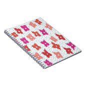 Carnet Fleurs de fête et Pois (Côté Droit)