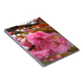 Carnet Fleurs de fleurs de cerisier rose chaud (Côté Droit)