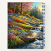 Carnet Fleurs de forêt Art coloré (Dos)