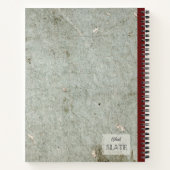 Carnet Fleurs de fraises et fruits Comp personnalisé (Dos)