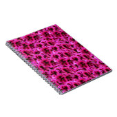 Carnet Fleurs De Géranium Magenta Chaud, (Côté Droit)