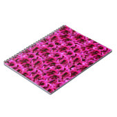 Carnet Fleurs De Géranium Magenta Chaud, (Côté gauche)