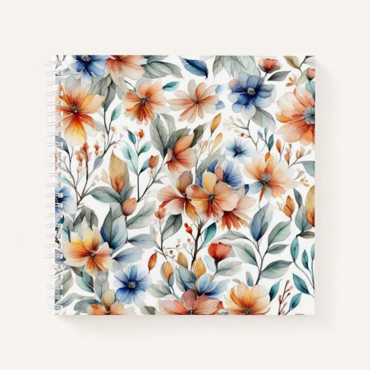 Carnet Fleurs de gingembre (Devant)