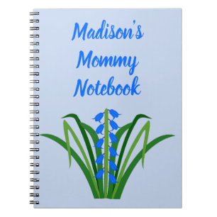 Carnet Fleurs de Jacinthe Bleue pour Nouveau-Né Garçon Pr