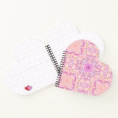 Carnet Fleurs de jardin rétro en rose (Intérieur)