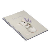 Carnet Fleurs de Lavande de Souris (Côté Droit)
