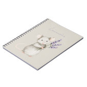 Carnet Fleurs de Lavande de Souris (Côté gauche)