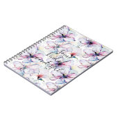 Carnet Fleurs de l'île violette (Côté gauche)
