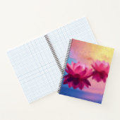 Carnet Fleurs de Lotus Abstraites modernes (Intérieur)
