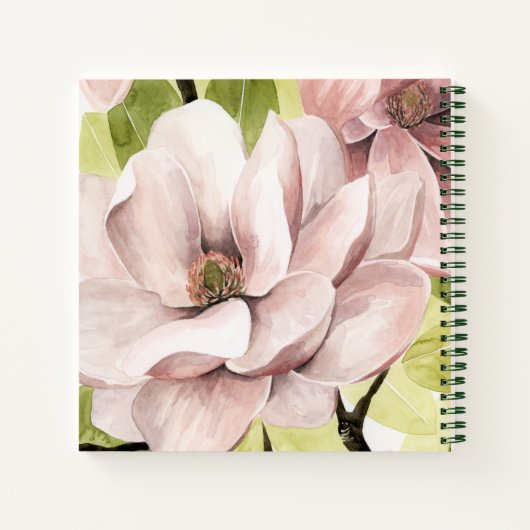 Carnet Fleurs de Magnolia (Dos)
