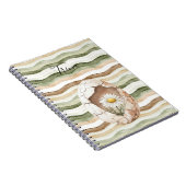 Carnet Fleurs de marguerite blanc crème (Côté Droit)