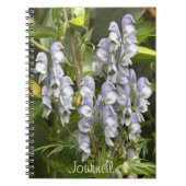 Carnet Fleurs de moisissures violettes Florales (Devant)