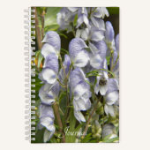 Carnet Fleurs de moisissures violettes Florales (Recto)