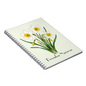 Carnet Fleurs de Narcisse de Décembre (Côté Droit)